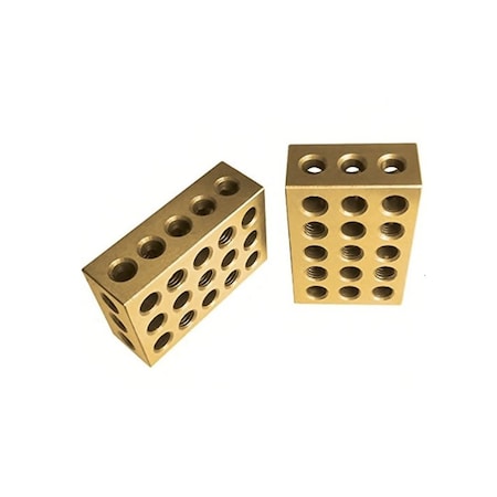 1-2-3 TiN Coated Block Set